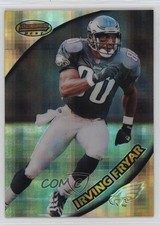 1997 Bowman's Best Atomic Refractor Irving Fryar #77 hg6