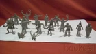 LOT OF 19 ORIGINAL 1953 MARX RARE GRAY 45MM VINYL SP SPACE PATROL FIGURES