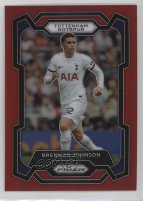 2023-24 Panini Prizm Premier League Red Prizm 178/199 Brennan Johnson #123 10ev