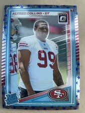 Optic 2025 Alfred Collins Rated Rookie Star Emoji Prizm #237 49ers Football Card