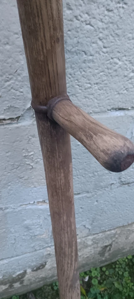 Antique Scythe Sickle Farm Tool  60" Grim Reaper, from 1800s NC farm - Image 3 of 4