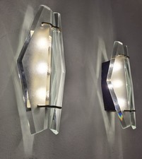 Coppia lampade da parete desig Max Ingrand per Fontana Arte modello "1943"