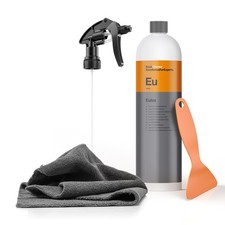 Koch Chemie Eulex 1Liter Klebstoffrestentferner Set mit Tuch Spr&uuml;her Schaber