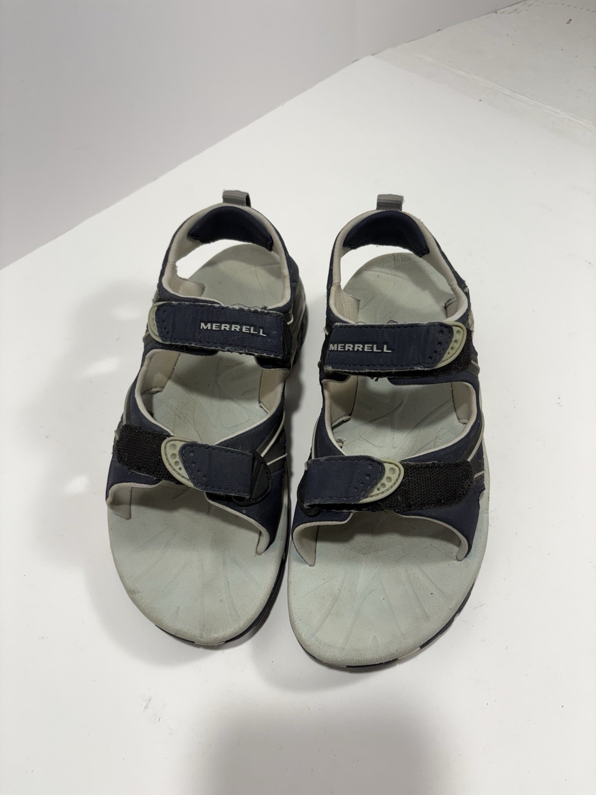 Sandali Merrell Continuum punta aperta escursionismo pesca grigio e blu donna taglia 7