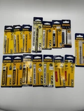 IRWIN Drill Bit Mixed Lot 15 Total Bits  Turbomax, Titanium, HighSpeed Steel New