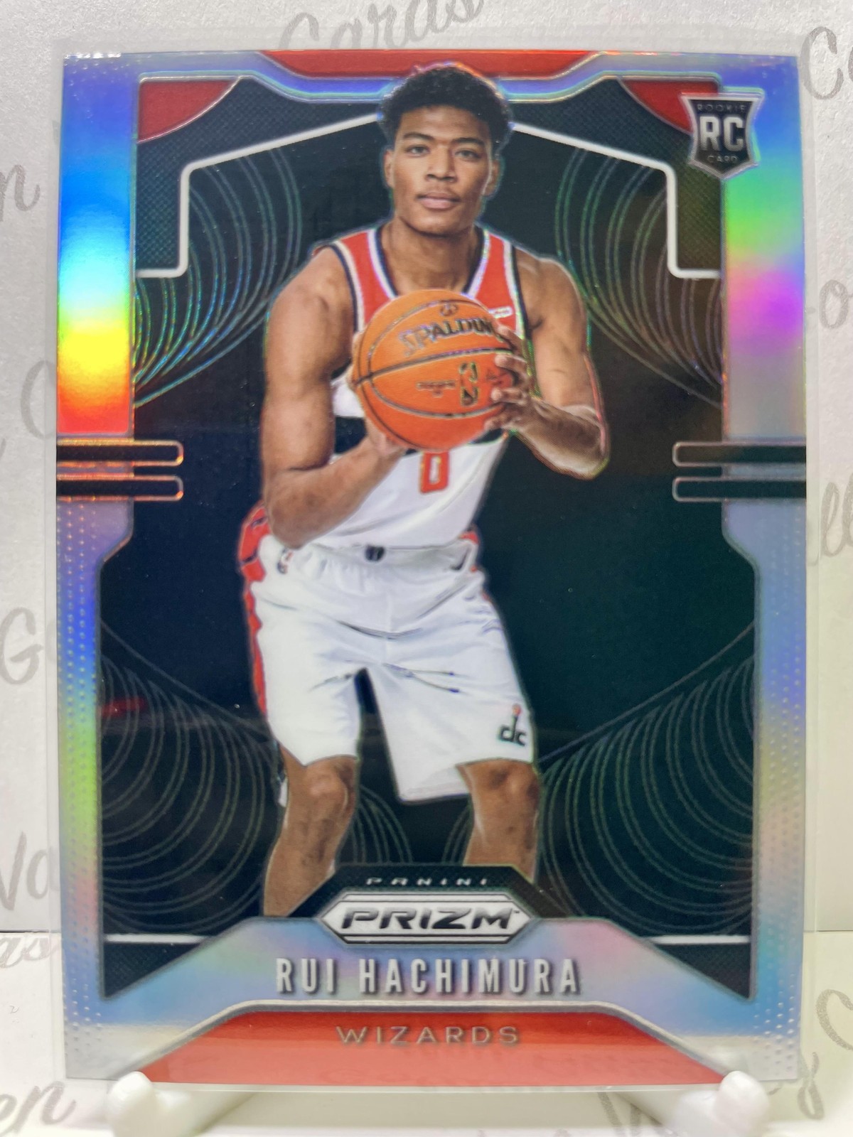 2019-20 Panini Prizm Prizms Silver #255 Rui Hachimura Washington Wizards