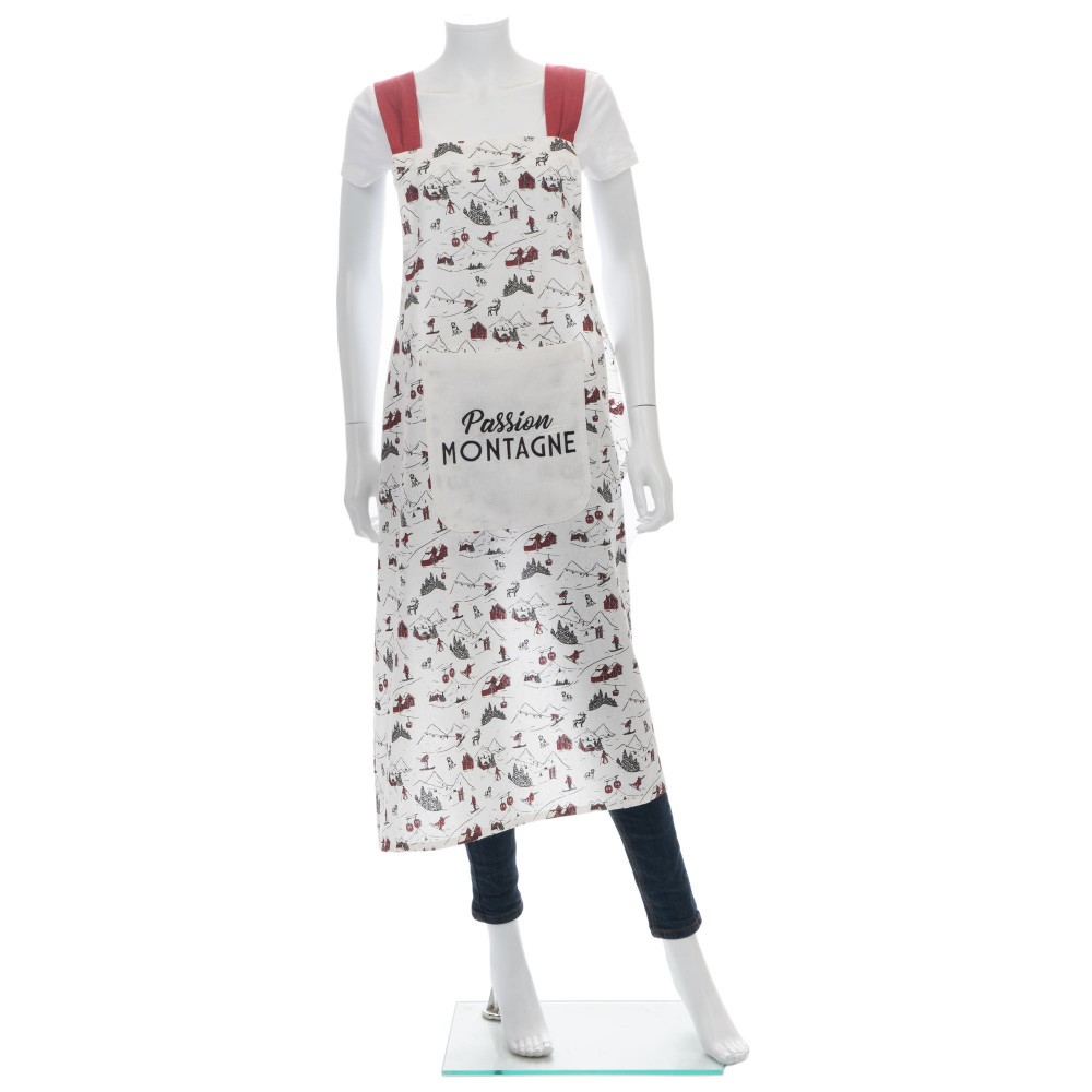 Tablier Alpage tissu de cuisine de taille 0.20x75.00 cm pour protection et service de table