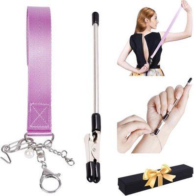 #ad Zipper Helper Pull for Dresses amp; Boots Back Zipper Tool with Customs Lock ... $17.99