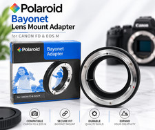 Polaroid Bayonet Lens Mount Adapter for CANON FD EOS M