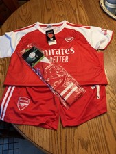 Kids Arsenal Jersey Set With Shorts And Socks