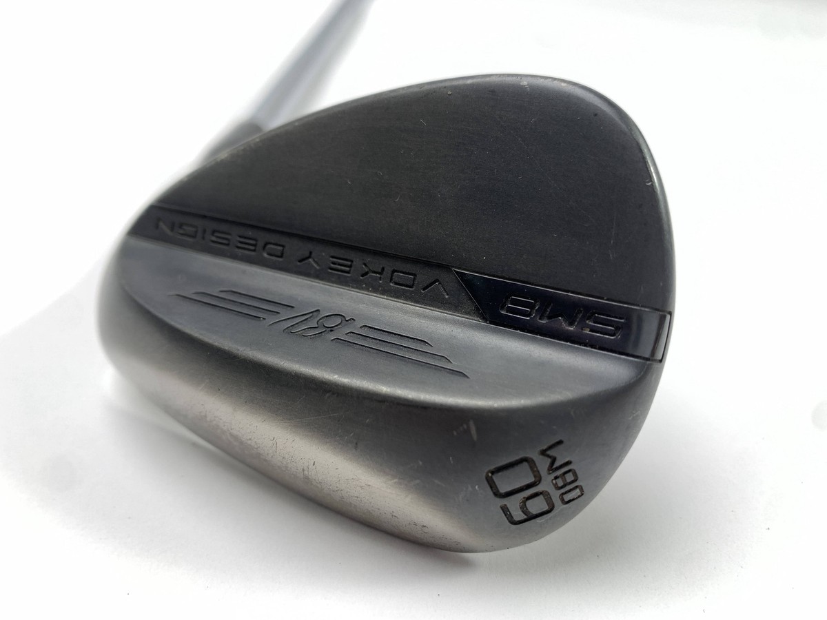 Titleist Vokey SM8 Jet Black Wedge 60* 8 Bounce M-Grind Wedge