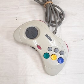 Sega Saturn Console Japan White bundle with 2 Controllers & 6 Games DAYTONNA USA
