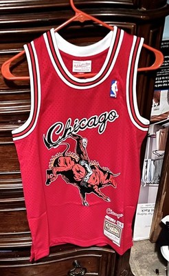 Chicago Bulls x Juice WRLD Jersey XS Stitched Red Mitchell & Ness NBA RARE