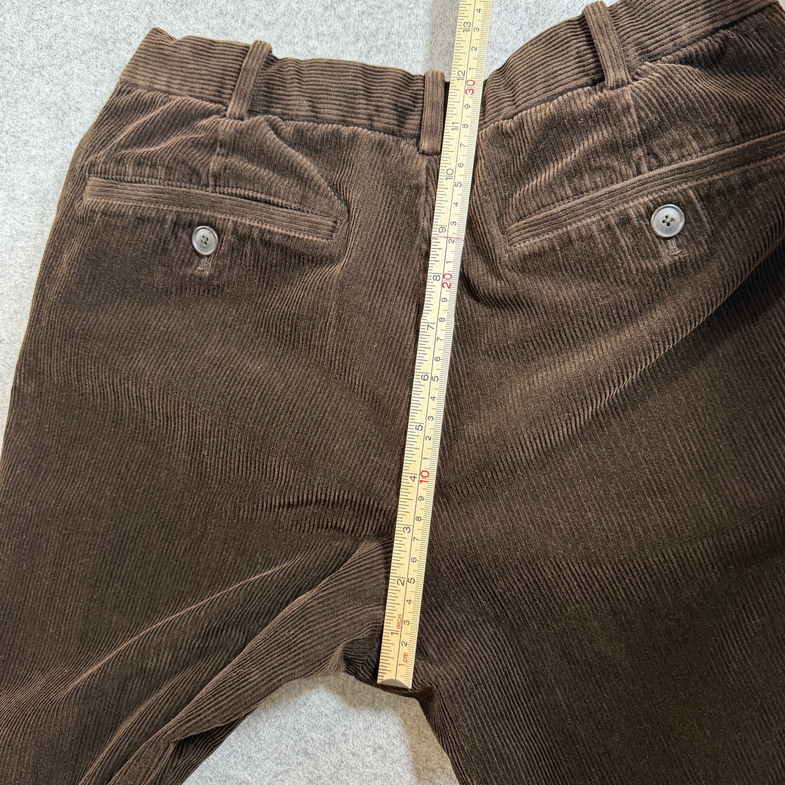 Uniqlo Corduroy Pants Womens S Brown Straight Fit Cotton Trousers Casual Preppy thumbnail 10