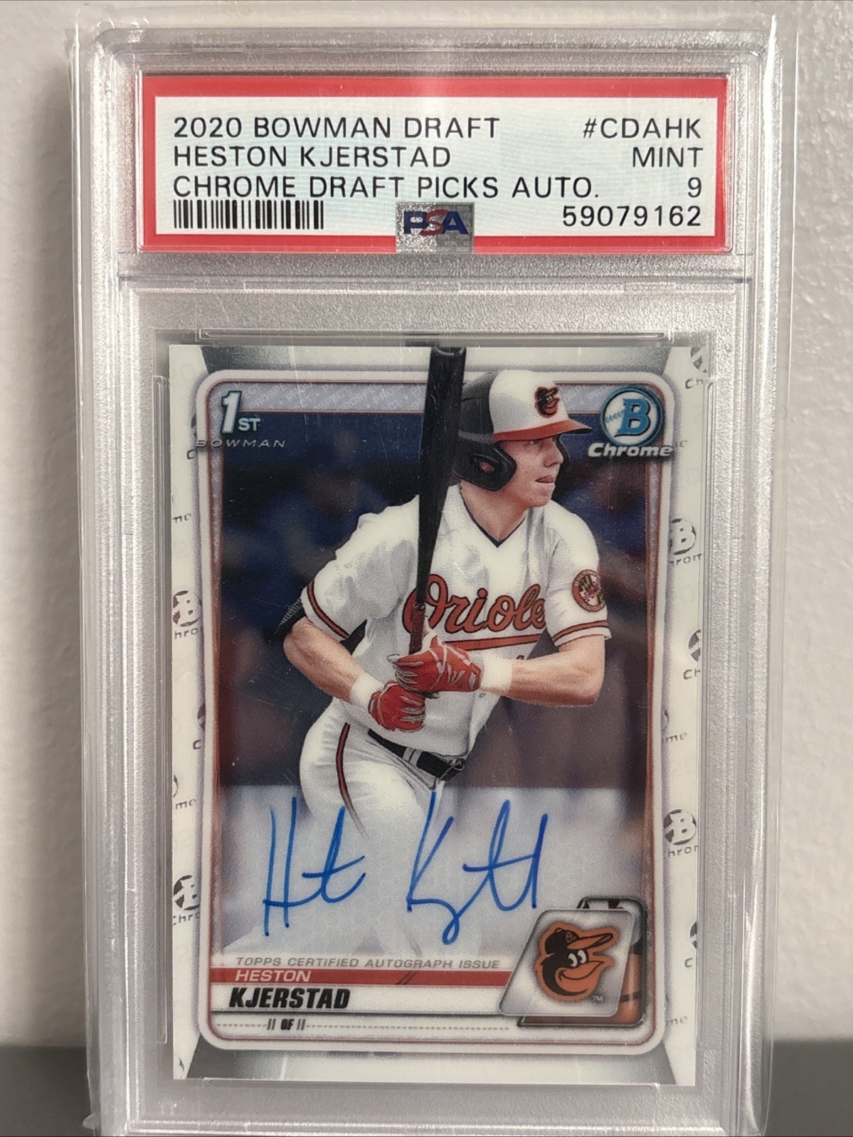 2020 Bowman Draft - Chrome Draft Picks Autographs Heston Kjerstad #CDA-HK...