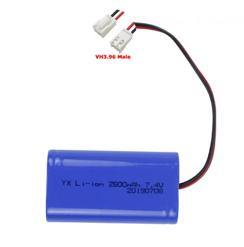7.4V 3500mAh Li-ion Rechargeable Battery Pack With BMS Protection VH3.96 Male - Image 2 of 4