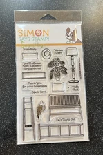 Simon Says Stamp-Sugar Peas Stamptember Everyday Home Clear Stamp/Die Set-New