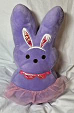PEEPS Dress Up Bunny Toy Plush 12" Purple Ballerina Tutu DanDee NWOT Dancer