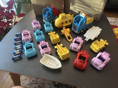 Lego Duplo Town and City themed cars trucks and vehicles lot #2