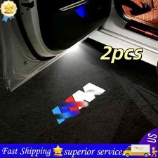 2pcs LED Welcome Puddle Light Projector Lamp Fits For B-M-W Car Door