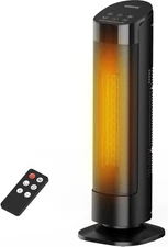 1500W Space Heater, Portable Electric Heaters for Indoor Use with Thermostat and