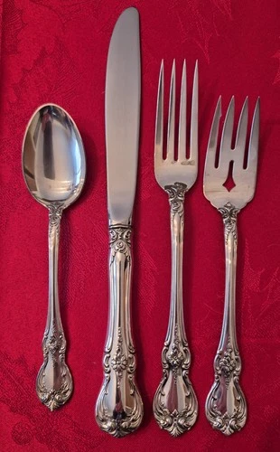 Old Master by Towle Sterling Silver 4 Piece Place Size Set Never Used. Excellent