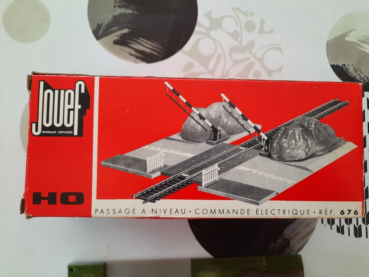 Jouef accessoires train tunnel + passage à niveau + arbres - Modélisme