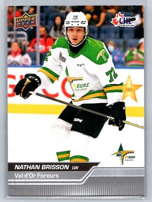 2023-24 Upper Deck CHL Nathan Brisson Val-d'Or Foreurs #75