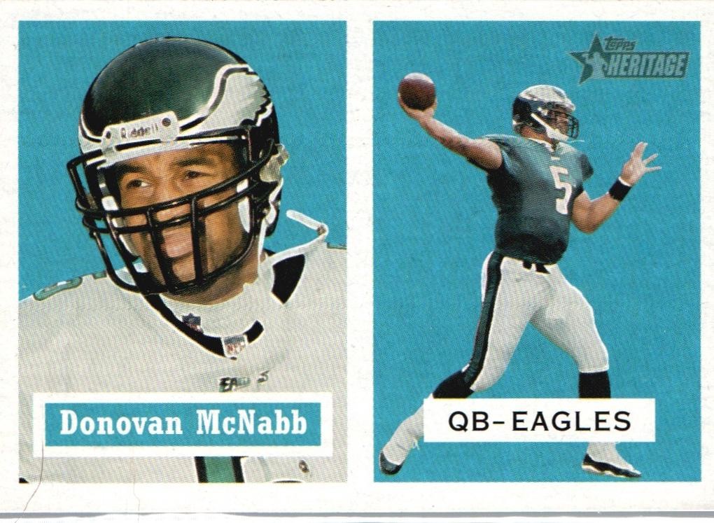 2002 Topps Heritage #133b Donovan McNabb
