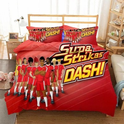 Kinderanimation Supa Strikas Bettwäsche Set 13. Name hinzufügbar Bettdeckenbezug