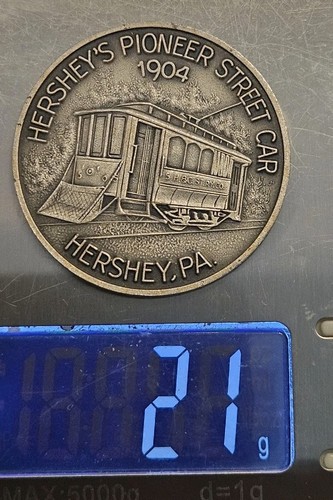 Hershey's Pioneer Street Car ~ Hershey Coin Club ~ 21gr .999 Silver ~B1463 - Picture 14 of 14
