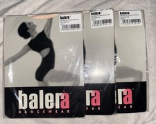 Balera DanceWear Style T99c Girls Footed Tights Size L Child Ballet Pink 3 Pair