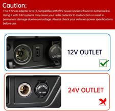 Radar Detector Power Charger Cord for Escort Valentine One V1 Beltronics Unid...