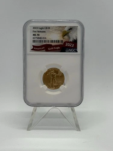 2023 $10 American Gold Eagle 1/4 oz NGC MS70 First Release