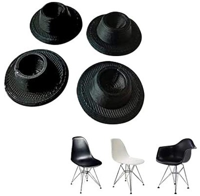 SplashNColor 4-Pack Chair Glides | Replacements for Eames Eiffel Style Chair ...