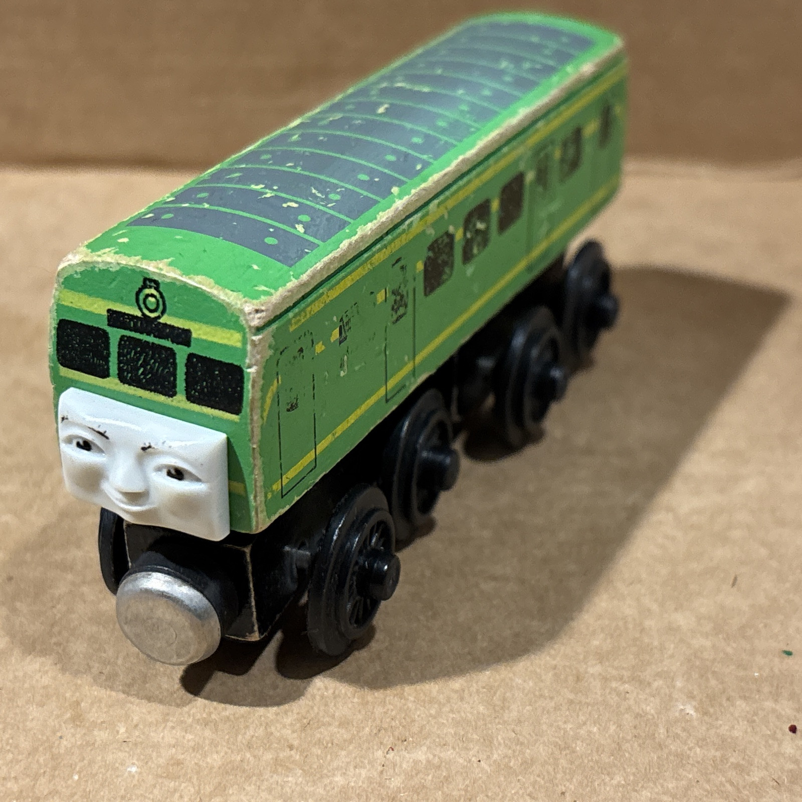 1994 Thomas Wooden Railway Daisy Flat Magnets Early Edition Diesel Train