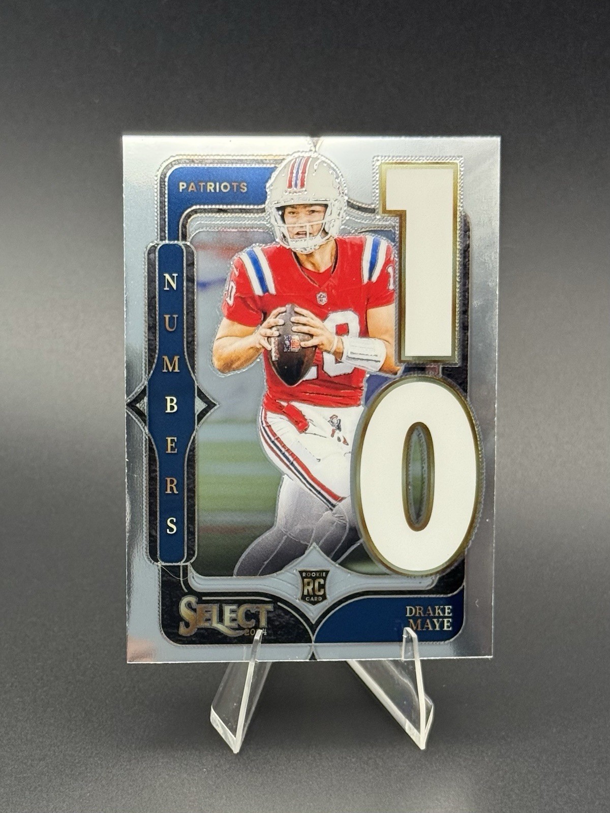 2024 Panini Select - Select Numbers Drake Maye #20 (RC)