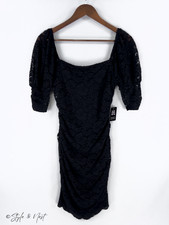 Express Cinched Lace Sheath Dress Small Whimsigoth Gothic Formal NWT