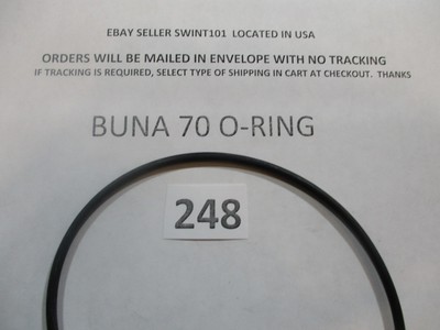 248 O-ring 4-3/4'' ID x 5'' OD x 1/8'' thick. Buna-70.  Quan 1.