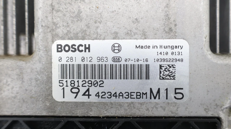 CENTRALINA MOTORE PER FIAT Croma 2° Serie 55205059 Diesel 1.9 (05>07) - Immagine 3 di 4