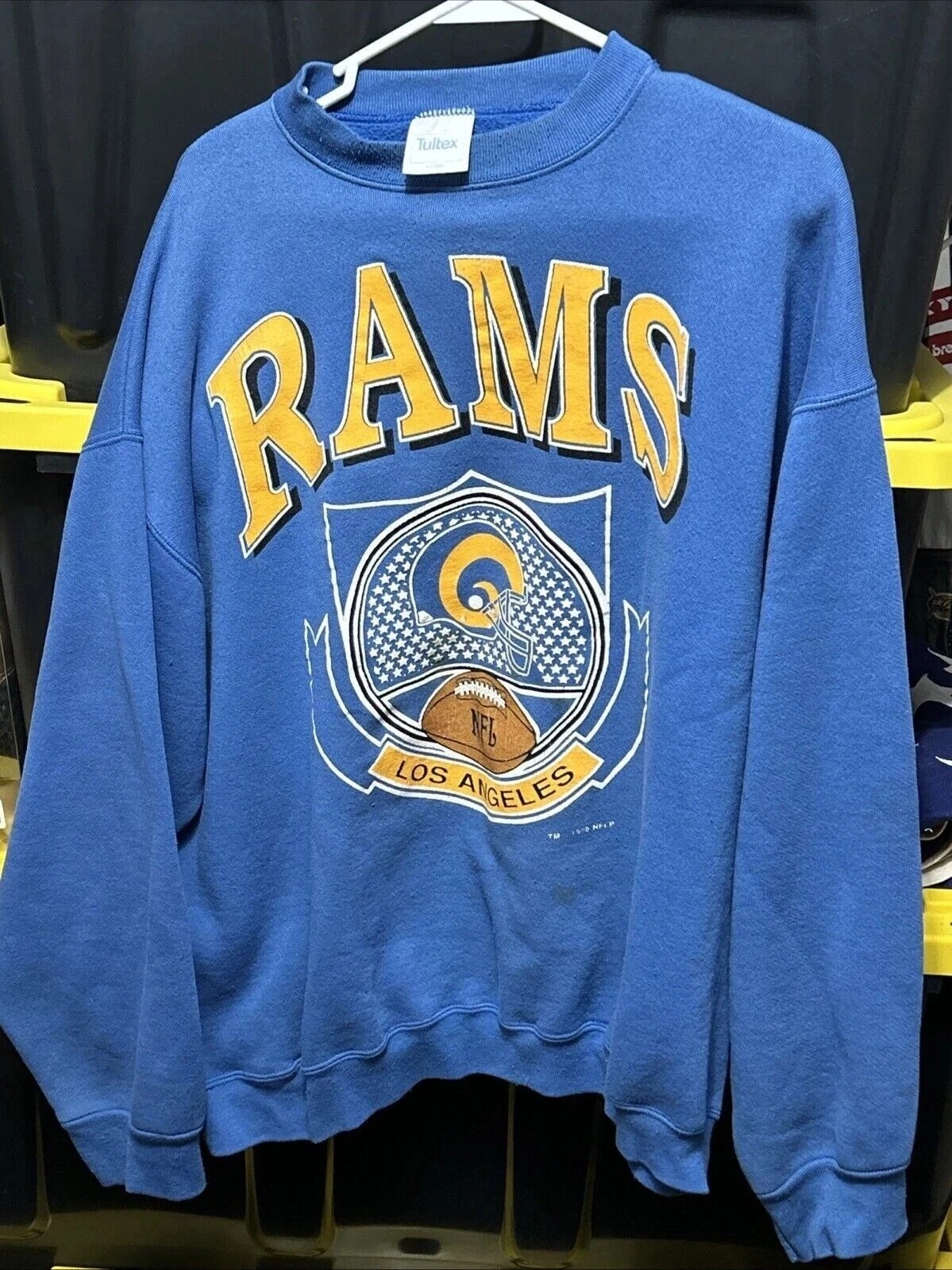 Vintage Los Angeles Rams 1990 NFL Graphic Unisex  Crewneck Sweatshirt