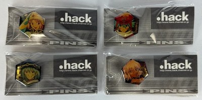 DOT HACK .HACK COLLECTIBLE 4 PIN SET - MISTRAL BLACK ROSE ELK KITE
