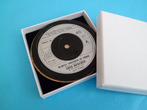 DRINKS COASTERS Vinyl Record Upcycled SINGLES Records All Artists List F - Picture 186 of 221