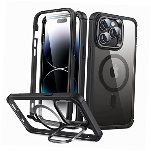 Magnetic for iPhone 14 Pro Max Case, Full-Body Military-Grade Drop Proof