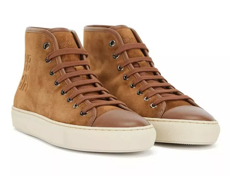 Hugo boss clearance high top trainers