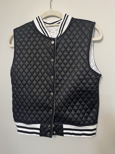 Hip Hop Dance Vest S Black and White Reversible Urban Style Urban Unisex EUC