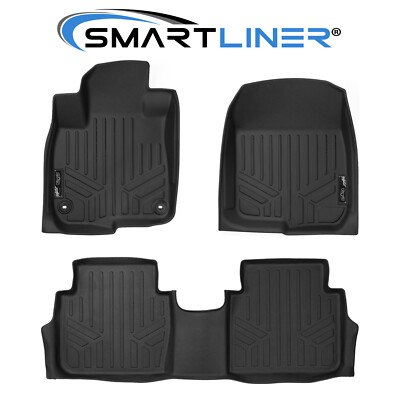 SMARTLINER Custom Fit Floor Mats 2 Row Mat Liner Set OEM 2017-2022 Honda CR-V