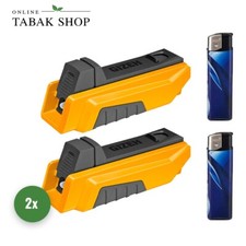 2 x Gizeh Vario Stopfgerät Stopfmaschine + 2 Feuerzeuge