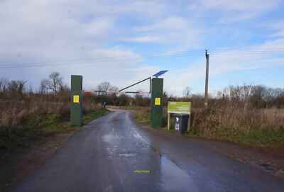 Foto 6x4 Eingang zum Tucklesholme Naturschutzgebiet Barton Turn c2022