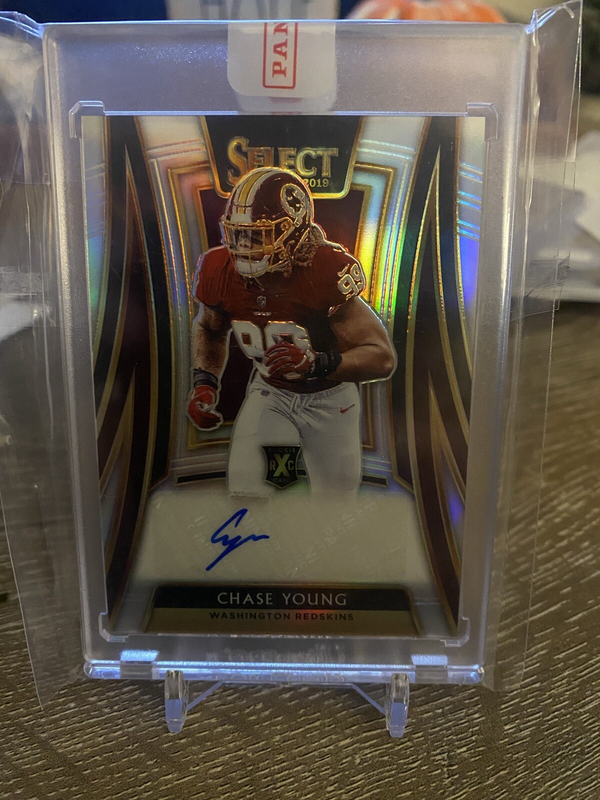 2019 Chase Young Select XRC Auto /99 Rookie WFT Encased 🔥📈